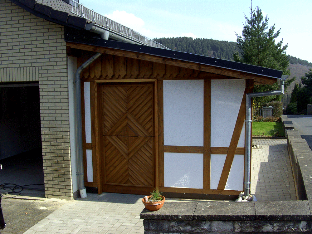 Holz Türe Nebentüre Fachwerk
